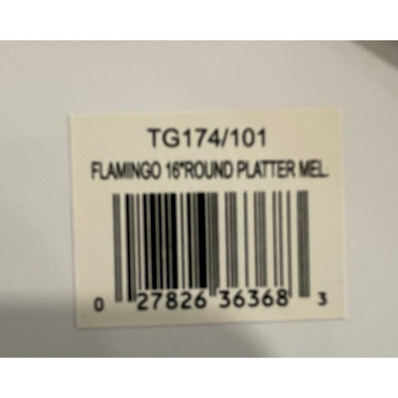 New Sakura Flamingo 16 inch round platter - Picture 4 of 4